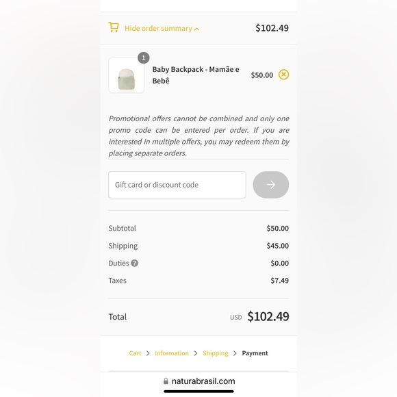 Natura Mamae E Bebe Backpack and Pouch NEW - Picture 15 of 15